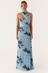 Isla Ruched Maxi Dress
