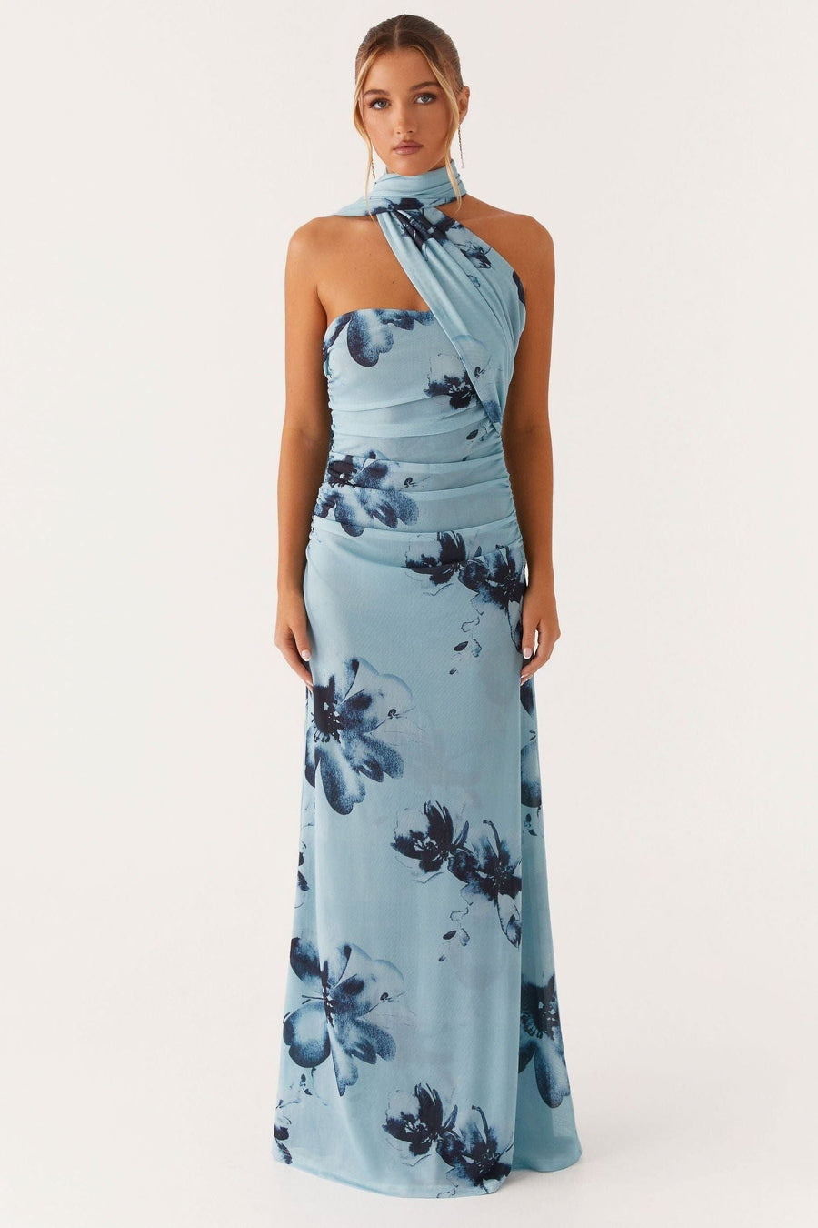 Isla Ruched Maxi Dress