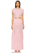 Julianna Pleated Maxi Set