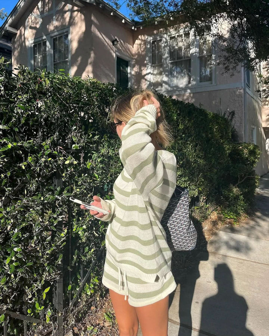 Marina Striped Knit Set