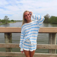 Marina Striped Knit Set