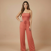 Maya Smocked Maxi Jumpsuit