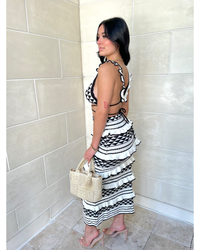 Mia Geometric Knit Set