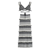 Mia Geometric Knit Set