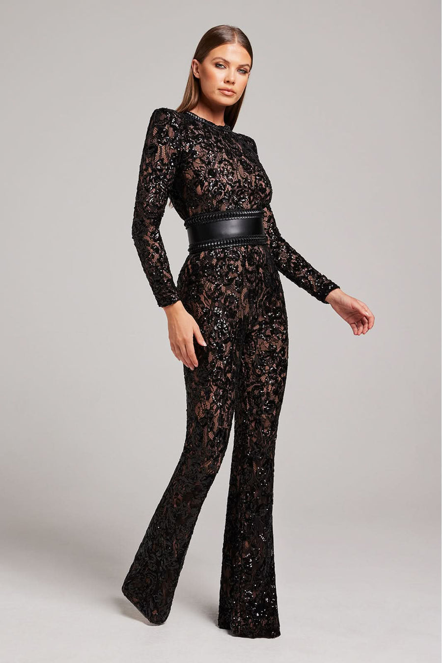 Mirabelle Sequin Formal Jumpsuit