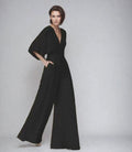 Miranda Flutter Wrap Jumpsuit