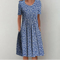 Natasha Pleated Midi Dress