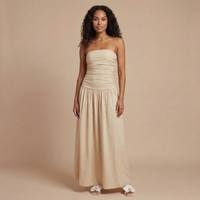 Natasha Ruched Maxi Dress