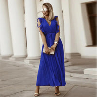 Olivia Ruffle Maxi Dress