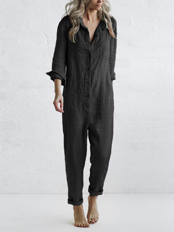 Parker Button Jumpsuit