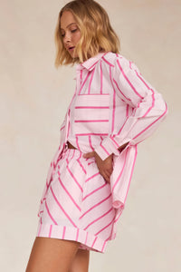 Parker Striped Shorts Set