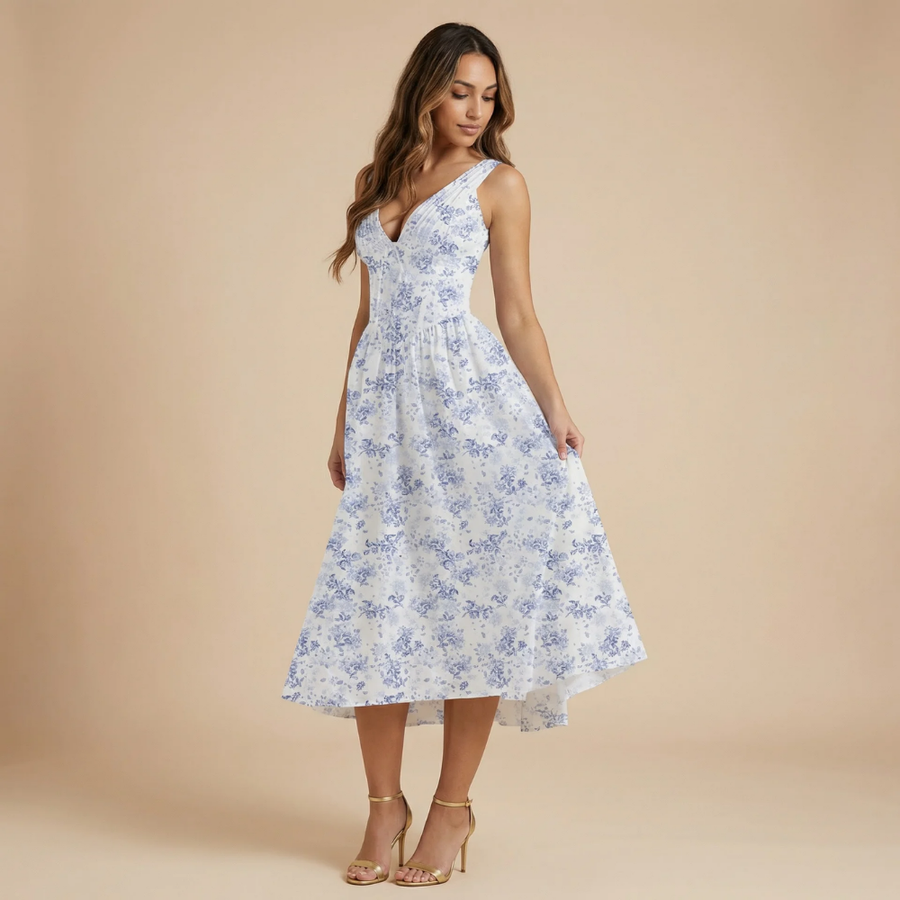 Rosalie Corset Midi Dress