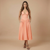 Rosalie Corset Midi Dress