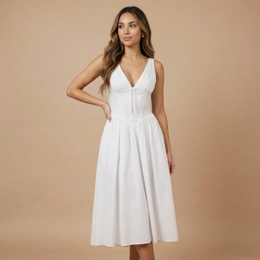 Rosalie Corset Midi Dress