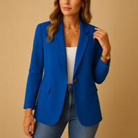 Rosalie Notched Single Button Blazer