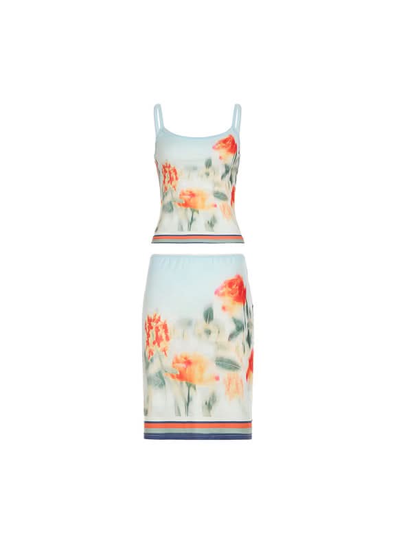 Rosella Ruched Midi Set Midi Dress