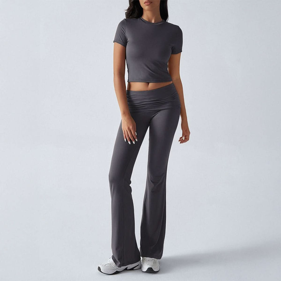 Riley Ruched Flare Set