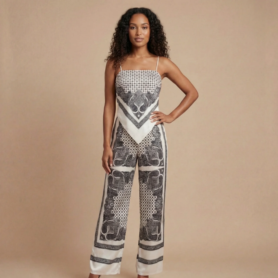 Sage Bandana Pants Set