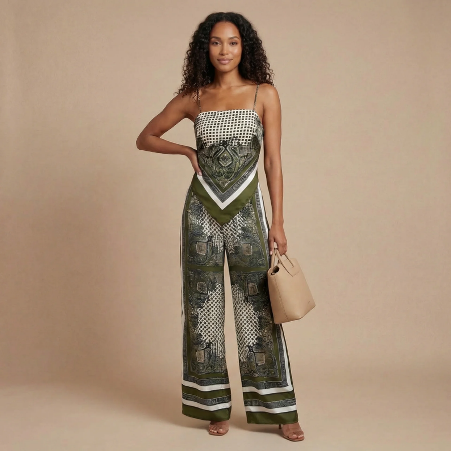 Sage Bandana Pants Set