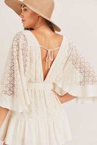 Savannah Lace Mini Romper