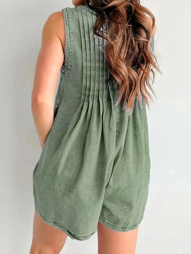 Sawyer Lace Up Mini Romper