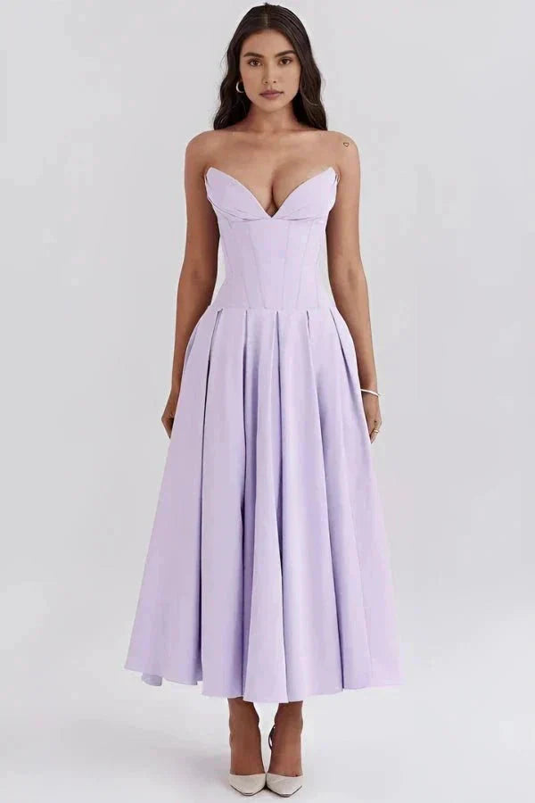 Scarlett Corset Midi Dress