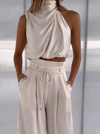 Sienna Draped Pants Set
