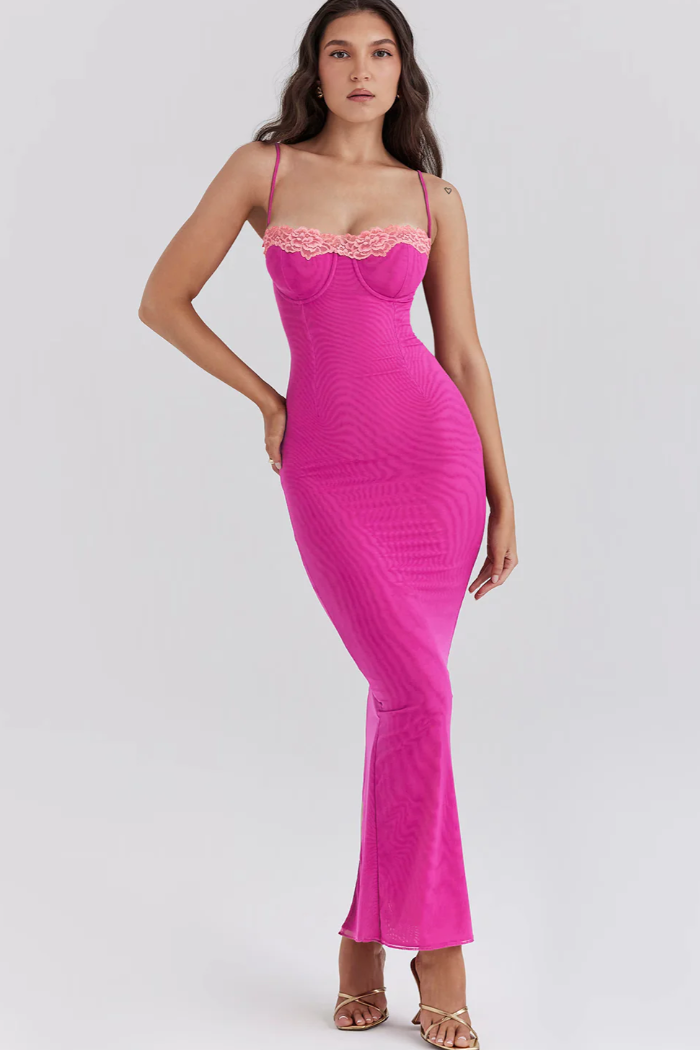Sienna Lace Maxi Dress