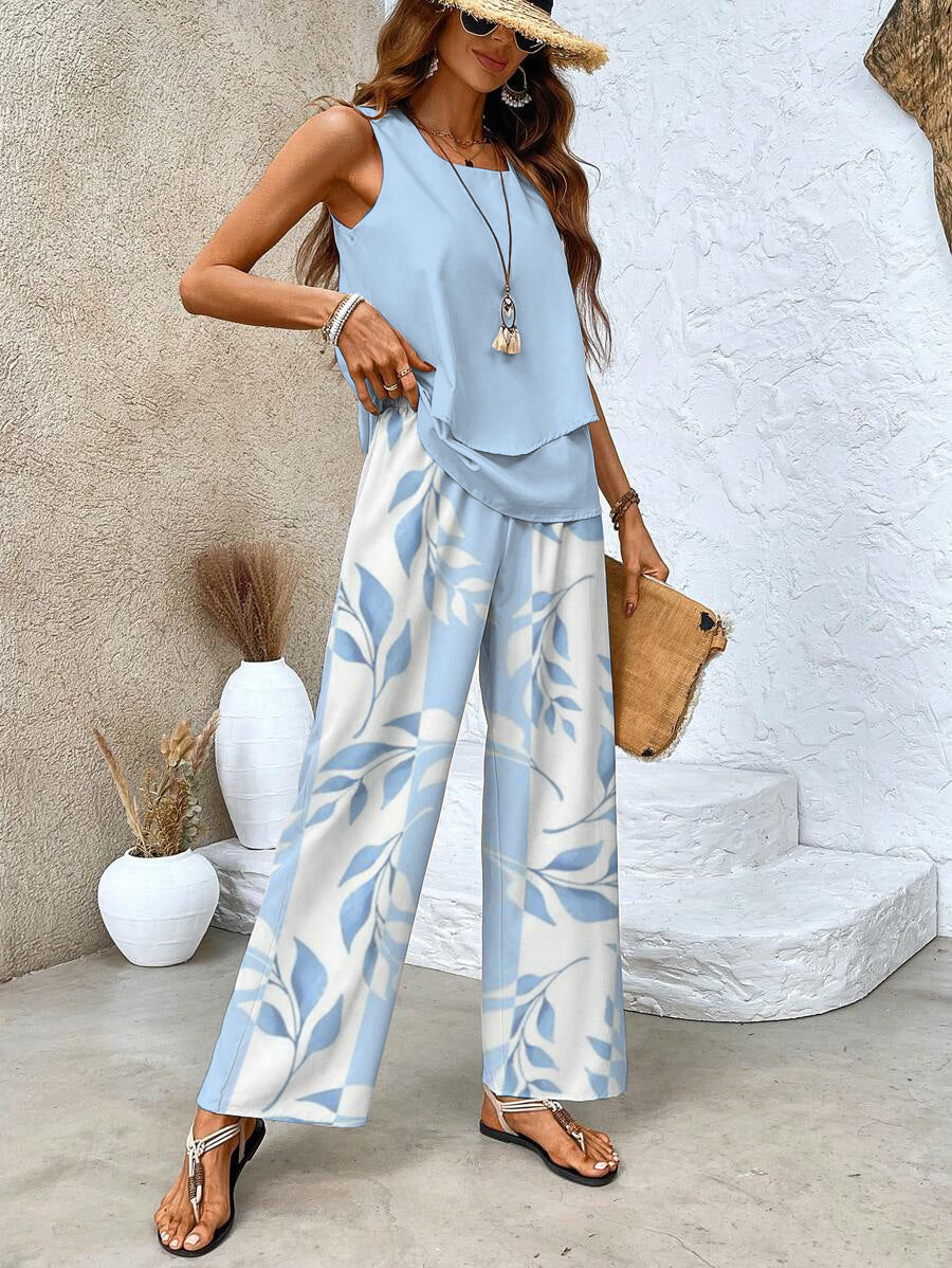 Sienna Layered Pants Set