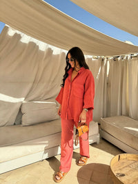 Sienna Linen Pants Set