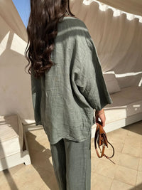Sienna Linen Pants Set