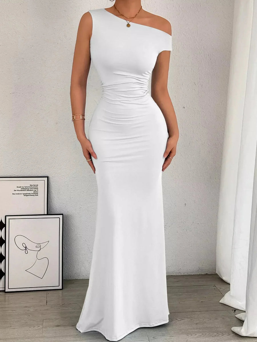 Sienna Ruched Maxi Dress
