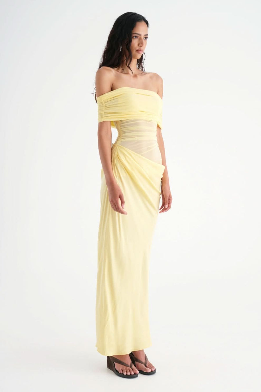 Sienna Ruched Maxi Dress