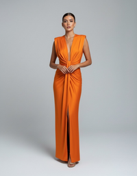 Sienna Ruched Maxi Dress