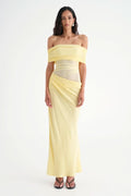 Sienna Ruched Maxi Dress
