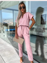 Solace Keyhole Wrap Jumpsuit