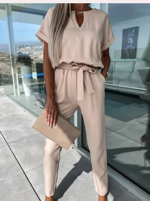 Solace Keyhole Wrap Jumpsuit