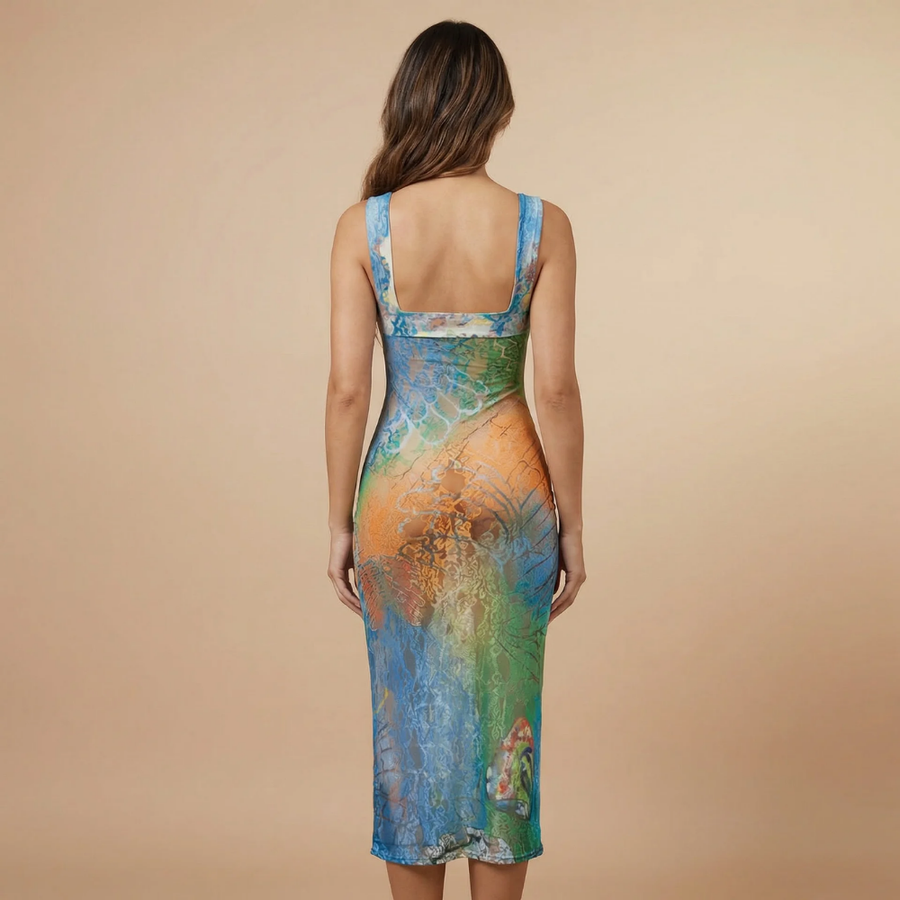 Solange Cutout Midi Dress