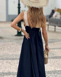 Stella Cross Maxi Dress