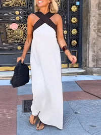 Stella Cross Maxi Dress