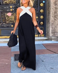 Stella Cross Maxi Dress