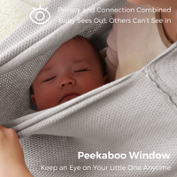 Taupe Peekaboo Nursing Poncho