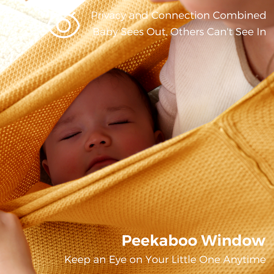 Taupe Peekaboo Nursing Poncho