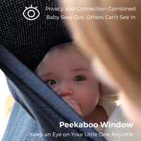 Taupe Peekaboo Nursing Poncho