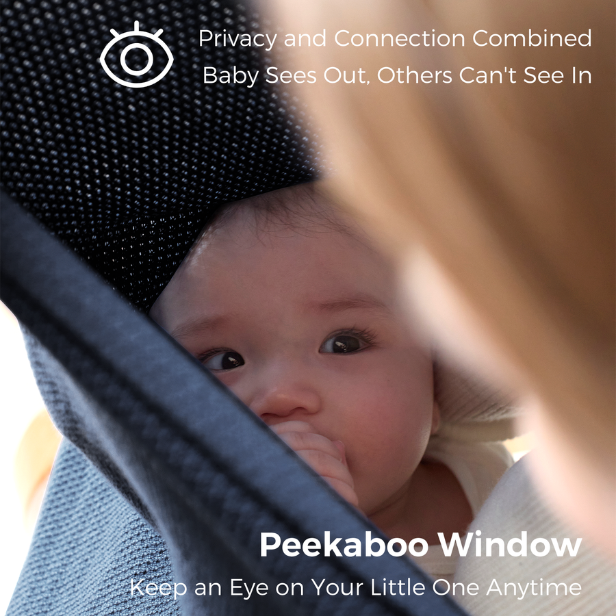 Taupe Peekaboo Nursing Poncho