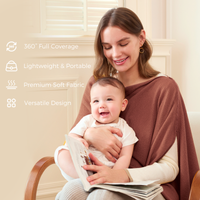Taupe Peekaboo Nursing Poncho