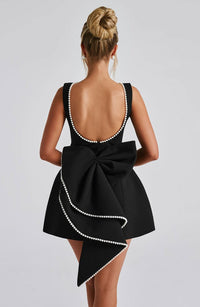 Victoria Bow Mini Dress