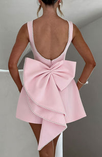 Victoria Bow Mini Dress