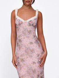 Vienna Ruched Maxi Dress