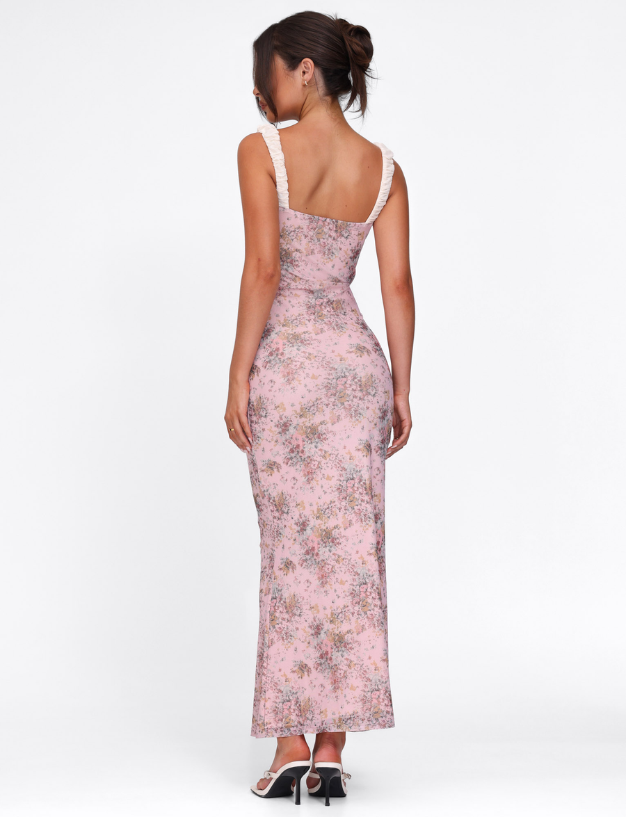 Vienna Ruched Maxi Dress